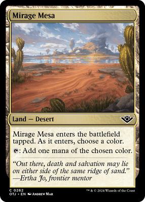 Magic: The Gathering - Outlaws of Thunder Junction - Mirage Mesa - Normal - Anime Card Craze