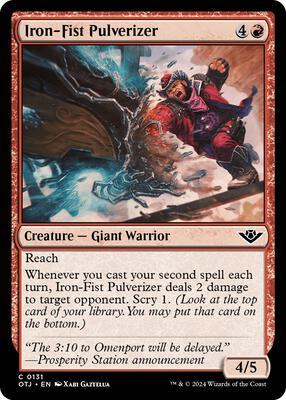 Magic: The Gathering - Outlaws of Thunder Junction - Iron-Fist Pulverizer - Normal - Anime Card Craze