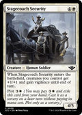 Magic: The Gathering - Outlaws of Thunder Junction - Stagecoach Security - Foil - Anime Card Craze