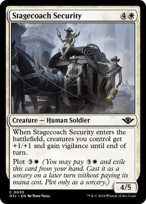 Magic: The Gathering - Outlaws of Thunder Junction - Stagecoach Security - Normal - Anime Card Craze