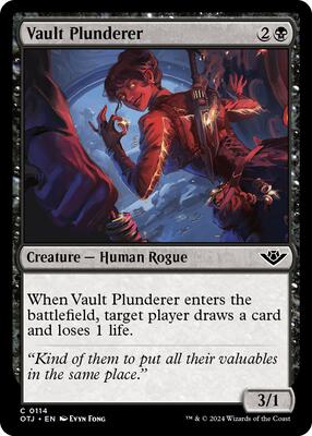 Magic: The Gathering - Outlaws of Thunder Junction - Vault Plunderer - Normal - Anime Card Craze