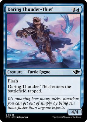 Magic: The Gathering - Outlaws of Thunder Junction - Daring Thunder-Thief - Normal - Anime Card Craze