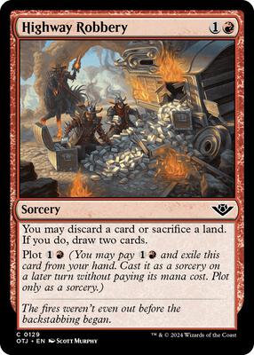 Magic: The Gathering - Outlaws of Thunder Junction - Highway Robbery - Normal - Anime Card Craze