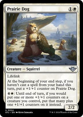 Magic: The Gathering - Outlaws of Thunder Junction - Prairie Dog - Foil - Anime Card Craze