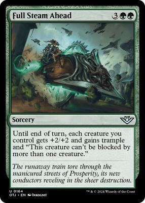 Magic: The Gathering - Outlaws of Thunder Junction - Full Steam Ahead - Foil - Anime Card Craze