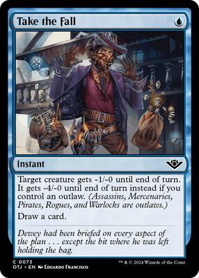Magic: The Gathering - Outlaws of Thunder Junction - Take the Fall - Normal - Anime Card Craze