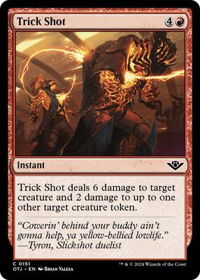 Magic: The Gathering - Outlaws of Thunder Junction - Trick Shot - Foil - Anime Card Craze