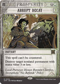 Magic: The Gathering - Outlaws of Thunder Junction: Breaking News - Abrupt Decay - Normal - Anime Card Craze
