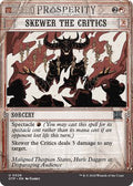 Magic: The Gathering - Outlaws of Thunder Junction: Breaking News - Skewer the Critics - Normal - Anime Card Craze