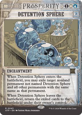 Magic: The Gathering - Outlaws of Thunder Junction: Breaking News - Detention Sphere - Normal - Anime Card Craze