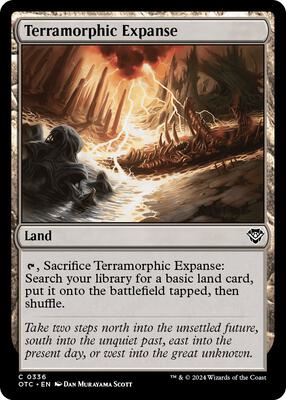 Magic: The Gathering - Commander: Outlaws of Thunder Junction - Terramorphic Expanse - Normal - Anime Card Craze