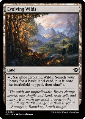 Magic: The Gathering - Commander: Outlaws of Thunder Junction - Evolving Wilds - Normal - Anime Card Craze
