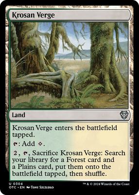 Magic: The Gathering - Commander: Outlaws of Thunder Junction - Krosan Verge - Normal - Anime Card Craze