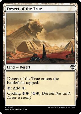 Magic: The Gathering - Commander: Outlaws of Thunder Junction - Desert of the True - Normal - Anime Card Craze