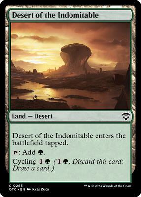 Magic: The Gathering - Commander: Outlaws of Thunder Junction - Desert of the Indomitable - Normal - Anime Card Craze