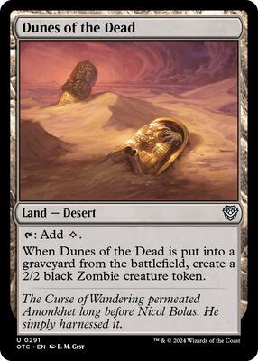 Magic: The Gathering - Commander: Outlaws of Thunder Junction - Dunes of the Dead - Normal - Anime Card Craze