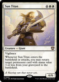 Magic: The Gathering - Commander: Outlaws of Thunder Junction - Sun Titan - Normal - Anime Card Craze
