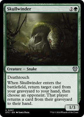 Magic: The Gathering - Commander: Outlaws of Thunder Junction - Skullwinder - Normal - Anime Card Craze