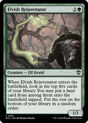 Magic: The Gathering - Commander: Outlaws of Thunder Junction - Elvish Rejuvenator - Normal - Anime Card Craze
