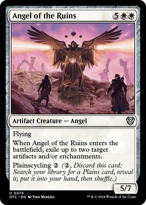 Magic: The Gathering - Commander: Outlaws of Thunder Junction - Angel of the Ruins - Normal - Anime Card Craze