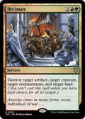 Magic: The Gathering - Commander: Outlaws of Thunder Junction - Decimate - Normal - Anime Card Craze