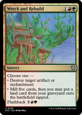 Magic: The Gathering - Commander: Outlaws of Thunder Junction - Wreck and Rebuild - Normal - Anime Card Craze
