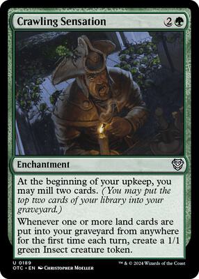 Magic: The Gathering - Commander: Outlaws of Thunder Junction - Crawling Sensation - Normal - Anime Card Craze