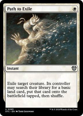 Magic: The Gathering - Commander: Outlaws of Thunder Junction - Path to Exile - Normal - Anime Card Craze