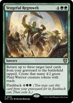 Magic: The Gathering - Commander: Outlaws of Thunder Junction - Vengeful Regrowth - Normal - Anime Card Craze