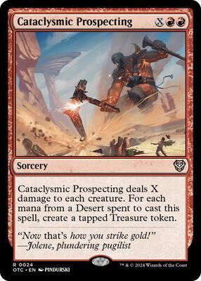 Magic: The Gathering - Commander: Outlaws of Thunder Junction - Cataclysmic Prospecting - Normal - Anime Card Craze