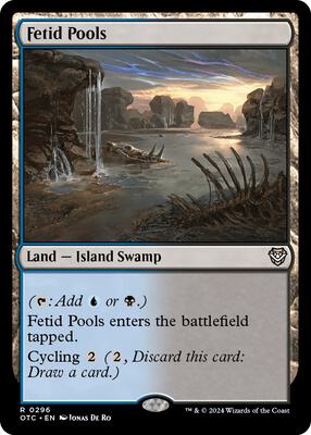 Magic: The Gathering - Commander: Outlaws of Thunder Junction - Fetid Pools - Normal - Anime Card Craze