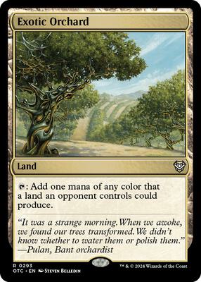 Magic: The Gathering - Commander: Outlaws of Thunder Junction - Exotic Orchard - Normal - Anime Card Craze
