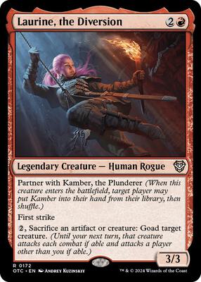 Magic: The Gathering - Commander: Outlaws of Thunder Junction - Laurine, the Diversion - Normal - Anime Card Craze