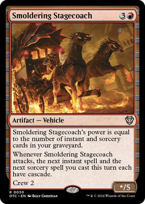 Magic: The Gathering - Commander: Outlaws of Thunder Junction - Smoldering Stagecoach - Normal - Anime Card Craze