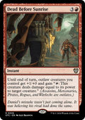 Magic: The Gathering - Commander: Outlaws of Thunder Junction - Dead Before Sunrise - Normal - Anime Card Craze