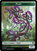 Magic: The Gathering - Commander: Outlaws of Thunder Junction - Plant // Sand Warrior Double-Sided Token - Normal - Anime Card Craze