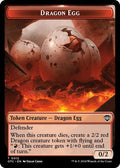 Magic: The Gathering - Commander: Outlaws of Thunder Junction - Dragon Egg // Dragon Double-Sided Token - Normal - Anime Card Craze