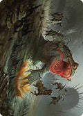 Magic: The Gathering - Art Series: Outlaws of Thunder Junction - The Gitrog, Ravenous Ride Art Card - Normal - Anime Card Craze