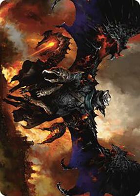 Magic: The Gathering - Art Series: Outlaws of Thunder Junction - Akul the Unrepentant Art Card - Normal - Anime Card Craze