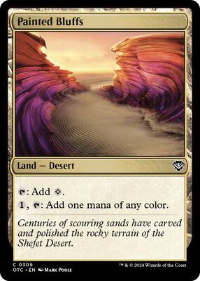 Magic: The Gathering - Commander: Outlaws of Thunder Junction - Painted Bluffs - Normal - Anime Card Craze