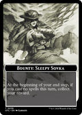 Magic: The Gathering - Commander: Outlaws of Thunder Junction - Bounty: Sleepy Sovka // Bounty Rules Double-Sided Token - Normal - Anime Card Craze