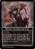 Magic: The Gathering - Commander: Outlaws of Thunder Junction - Bounty: Frankie the Fang // Bounty Rules Double-Sided Token - Normal - Anime Card Craze