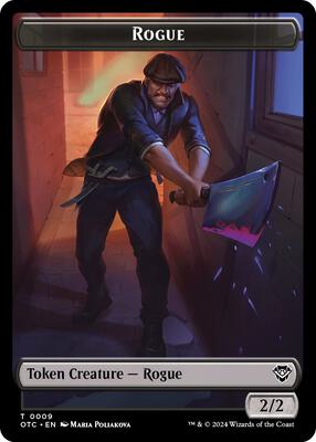 Magic: The Gathering - Commander: Outlaws of Thunder Junction - Rogue // The Monarch Double-Sided Token - Normal - Anime Card Craze