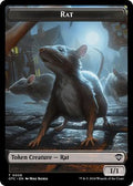 Magic: The Gathering - Commander: Outlaws of Thunder Junction - Rat // Blood Double-Sided Token - Normal - Anime Card Craze