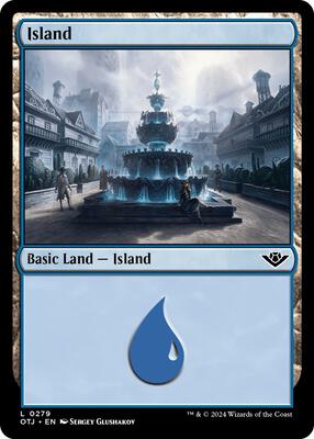 Magic: The Gathering - Outlaws of Thunder Junction - Island (0279) - Normal - Anime Card Craze