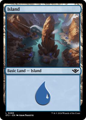 Magic: The Gathering - Outlaws of Thunder Junction - Island (0280) - Normal - Anime Card Craze
