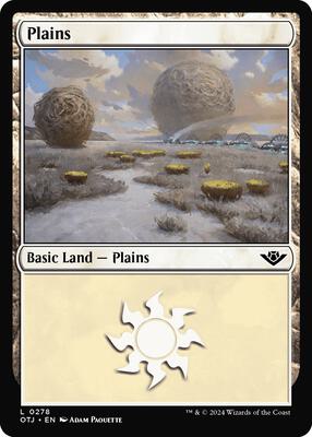 Magic: The Gathering - Outlaws of Thunder Junction - Plains (0278) - Normal - Anime Card Craze