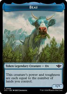Magic: The Gathering - Outlaws of Thunder Junction - Beau // Plot Double-Sided Token - Normal
