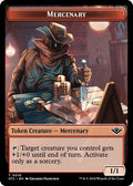 Magic: The Gathering - Outlaws of Thunder Junction - Mercenary Token - Normal - Anime Card Craze