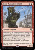Magic: The Gathering - Commander: Modern Horizons 3 - Siege-Gang Lieutenant - Normal